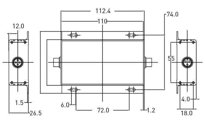 Amplificador compacto del indicador de tensión de Digitaces para pesar el sensor de la célula de carga
