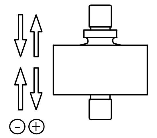 Solo tipo de la compresión de la célula de carga de la tensión del indicador de tensión con el pesaje del indicador